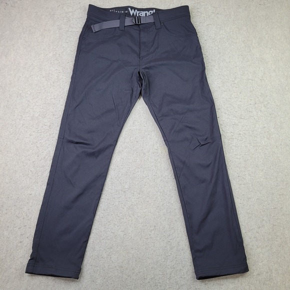 Wrangler ATG Utility Pant Mens 32x30 Black Cliff Side Waistband Performance - Picture 1 of 11